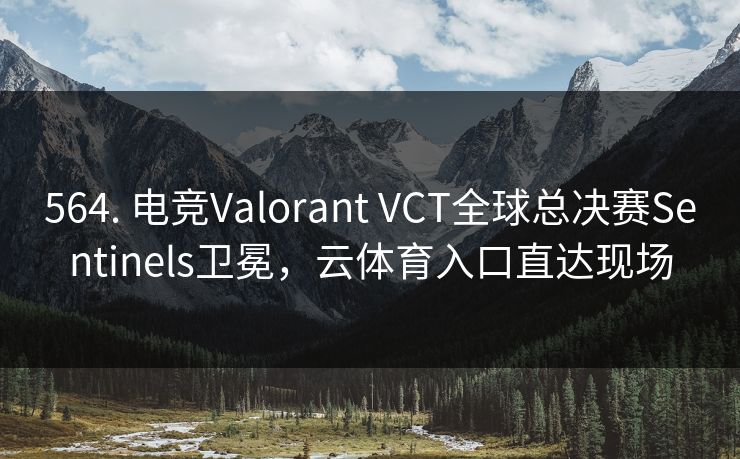 564. 电竞Valorant VCT全球总决赛Sentinels卫冕，云体育入口直达现场